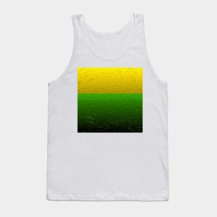 Stripes Green and Yellow Tank Top